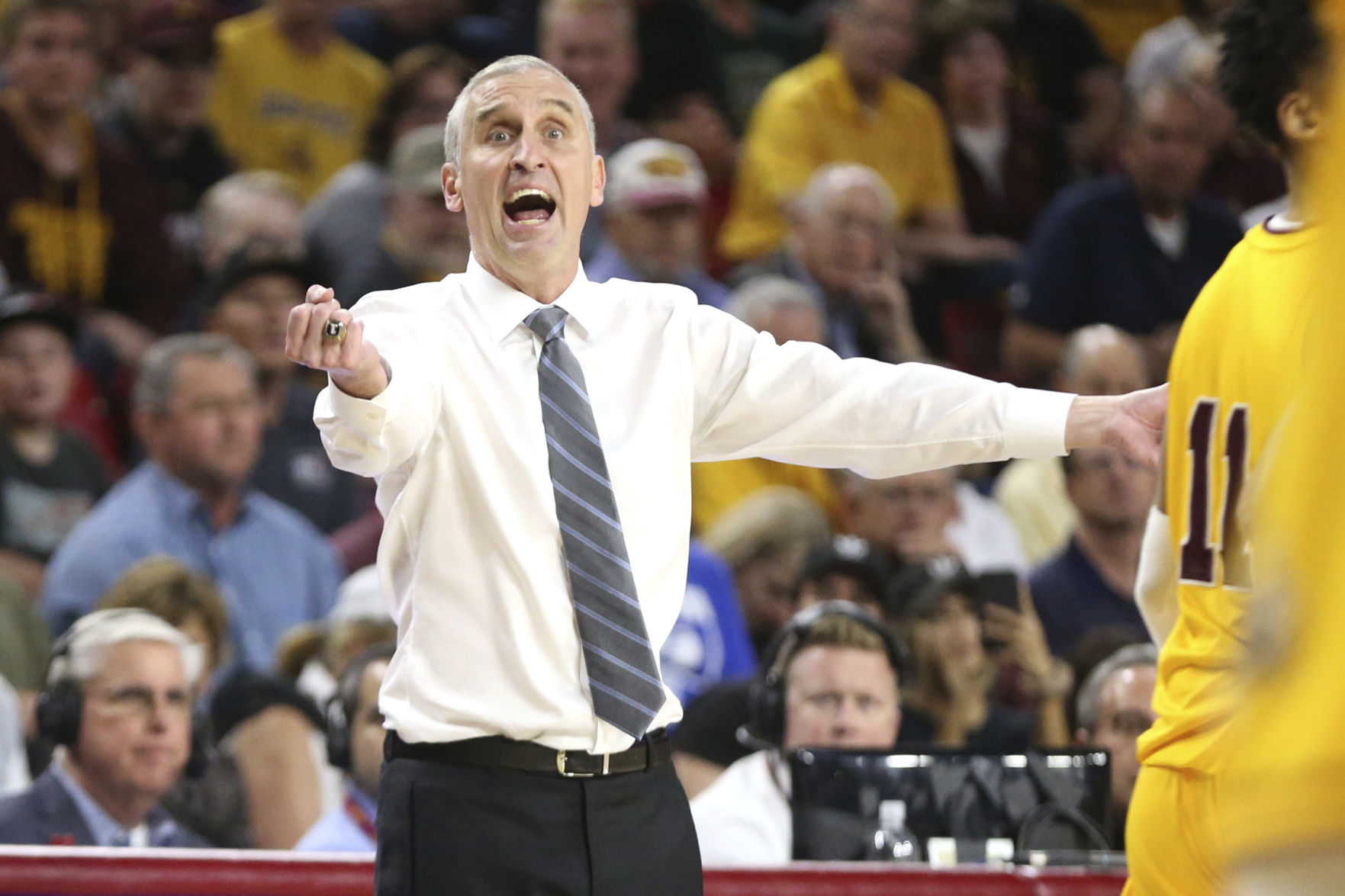 Arizona State coach Bobby Hurley vs. ...